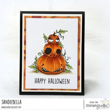 Load image into Gallery viewer, Oddball Pumpkin Pile Rubber Stamp
