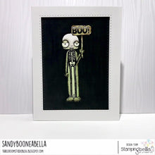 Load image into Gallery viewer, Oddball Skeleton Rubber Stamp
