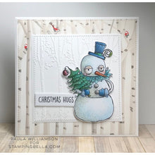 Load image into Gallery viewer, Oddball Snowman Rubber Stamp
