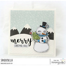 Load image into Gallery viewer, Oddball Snowman Rubber Stamp
