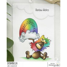 Load image into Gallery viewer, Rainbow Dandy Rubber Stamp
