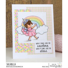 Load image into Gallery viewer, Rainbow Tiny Townie Rubber Stamp
