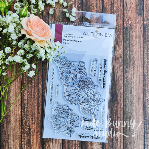 Paint-A-Flower: Rose Outline Stamp Set