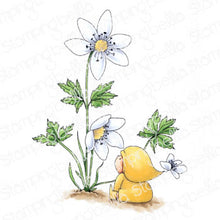 Load image into Gallery viewer, Bundle Girl With A Wood Anemone Rubber Stamp
