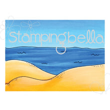 Load image into Gallery viewer, Beach Backdrop Rubber Stamp
