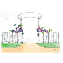 Load image into Gallery viewer, Garden Backdrop Rubber Stamp
