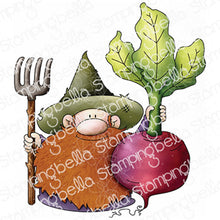 Load image into Gallery viewer, Gnome Farmer Rubber Stamp
