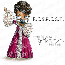 Load image into Gallery viewer, Oddball Aretha Rubber Stamp
