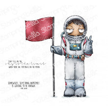 Load image into Gallery viewer, Oddball Astronaut Rubber Stamp
