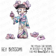 Load image into Gallery viewer, Oddball Cherry Blossom Rubber Stamp
