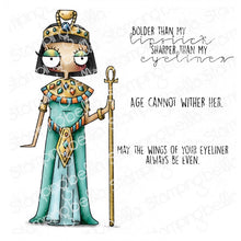 Load image into Gallery viewer, Oddball Cleopatra Rubber Stamp
