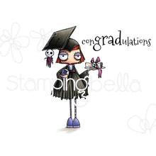 Load image into Gallery viewer, Oddball Girl Graduate Rubber Stamp
