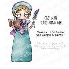 Load image into Gallery viewer, Oddball Jane Austen Rubber Stamp
