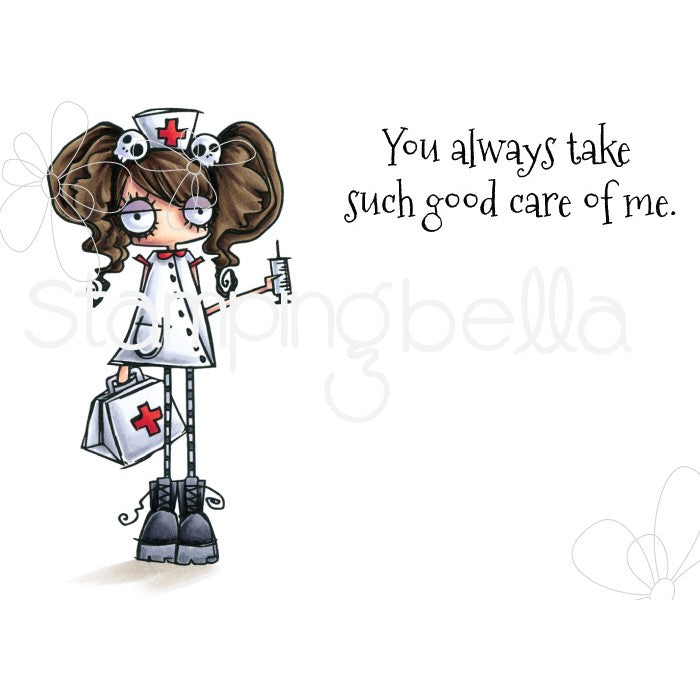 Oddball Nurse Rubber Stamp