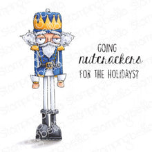 Load image into Gallery viewer, Oddball Nutcracker Rubber Stamp
