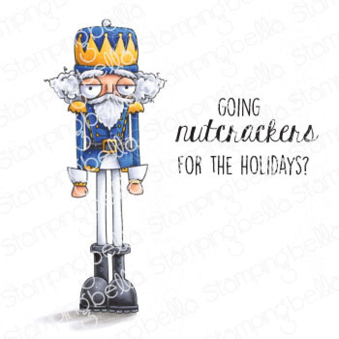 Oddball Nutcracker Rubber Stamp