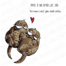 Load image into Gallery viewer, Oddball Otters Rubber Stamp
