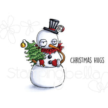 Load image into Gallery viewer, Oddball Snowman Rubber Stamp
