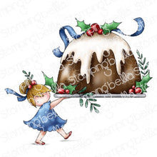 Load image into Gallery viewer, Teeny Tiny Townie With A Fruit Cake Rubber Stamp
