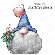 Load image into Gallery viewer, The Gnome And The Mistletoe Rubber Stamp
