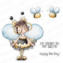 Load image into Gallery viewer, Tiny Townie Busy Bee Rubber Stamp
