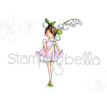 Load image into Gallery viewer, Tiny Townie Garden Girl Lily Of The Valley Rubber Stamp
