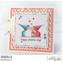 Load image into Gallery viewer, Smoochie Gnomes Rubber Stamp
