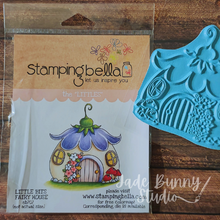 Load image into Gallery viewer, Little Bits Fairy House Cling Rubber Stamp
