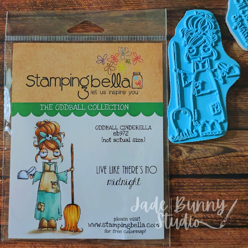 Oddball Cinderella Rubber Stamp