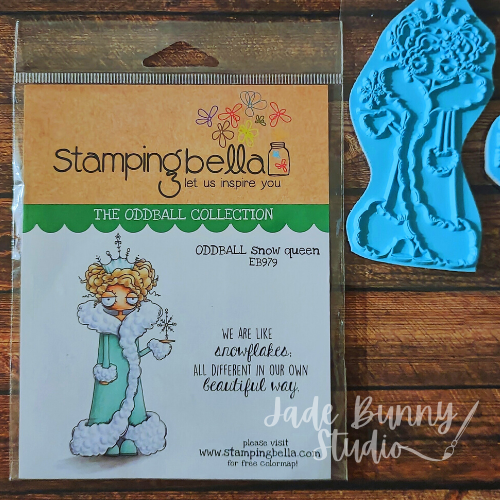 Oddball Snow Queen Rubber Stamp