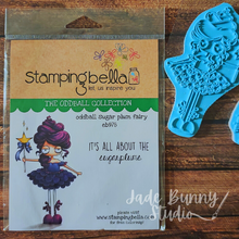 Load image into Gallery viewer, Oddball Sugarplum Fairy Rubber Stamp
