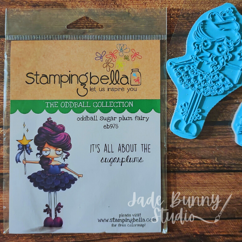 Oddball Sugarplum Fairy Rubber Stamp