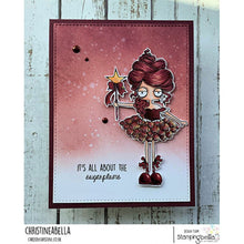 Load image into Gallery viewer, Oddball Sugarplum Fairy Rubber Stamp
