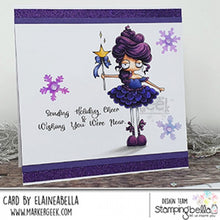 Load image into Gallery viewer, Oddball Sugarplum Fairy Rubber Stamp
