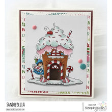 Load image into Gallery viewer, Teeny Tiny Towny Gingerbread House Rubber Stamp
