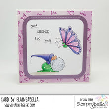 Load image into Gallery viewer, The Gnome And The Butterfly Rubber Stamp
