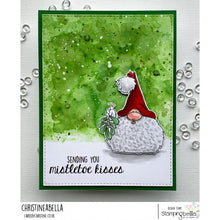 Load image into Gallery viewer, The Gnome And The Mistletoe Rubber Stamp
