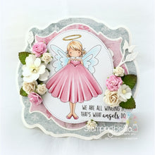 Load image into Gallery viewer, Tiny Townie Annie The Angel Rubber Stamp
