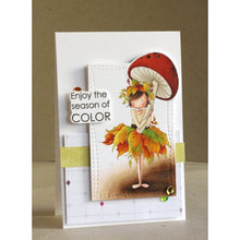 Load image into Gallery viewer, Tiny Townie Autumn Loves Autumn Rubber Stamp
