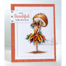 Load image into Gallery viewer, Tiny Townie Autumn Loves Autumn Rubber Stamp
