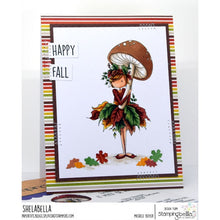 Load image into Gallery viewer, Tiny Townie Autumn Loves Autumn Rubber Stamp
