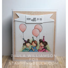 Load image into Gallery viewer, Tiny Townie Birthday Party Rubber Stamp
