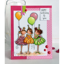 Load image into Gallery viewer, Tiny Townie Birthday Party Rubber Stamp
