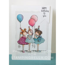 Load image into Gallery viewer, Tiny Townie Birthday Party Rubber Stamp
