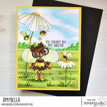 Load image into Gallery viewer, Tiny Townie Busy Bee Rubber Stamp
