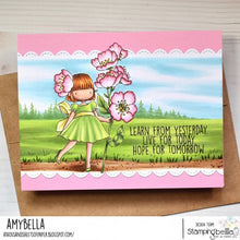 Load image into Gallery viewer, Tiny Townie Cherry Blossom Rubber Stamp
