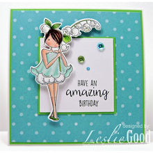 Load image into Gallery viewer, Tiny Townie Garden Girl Lily Of The Valley Rubber Stamp
