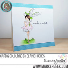 Load image into Gallery viewer, Tiny Townie Garden Girl Lily Of The Valley Rubber Stamp
