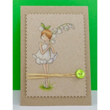 Load image into Gallery viewer, Tiny Townie Garden Girl Lily Of The Valley Rubber Stamp
