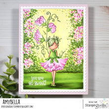 Load image into Gallery viewer, Tiny Townie Garden Girl Sweetpea Rubber Stamp
